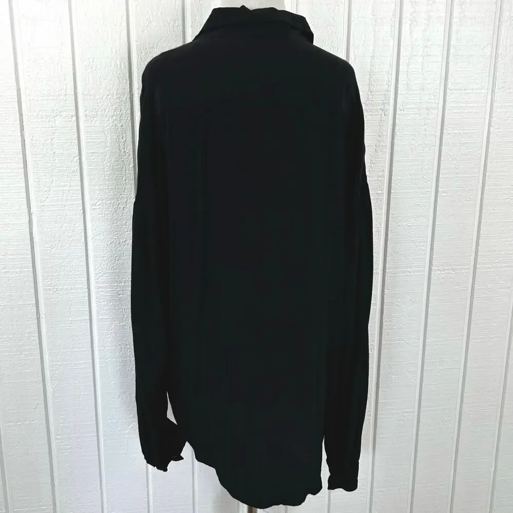 ASOS black flowy